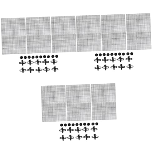 DOITOOL 3 Sätze Trennwand für Aquarien Eier Teiler Partitionssatz Teilung Filter Plastik von DOITOOL