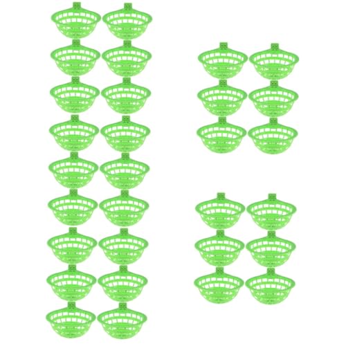 DOITOOL 30 STK Vogelnest Kleine Taube Kanarienvogel Nest Taubeneier Schlüpfen Vogelhaus Für Käfig Kanariennestpfannen Nistschale Für Vögel Hängendes Käfignest Sittich Xuanfeng Groß Plastik von DOITOOL