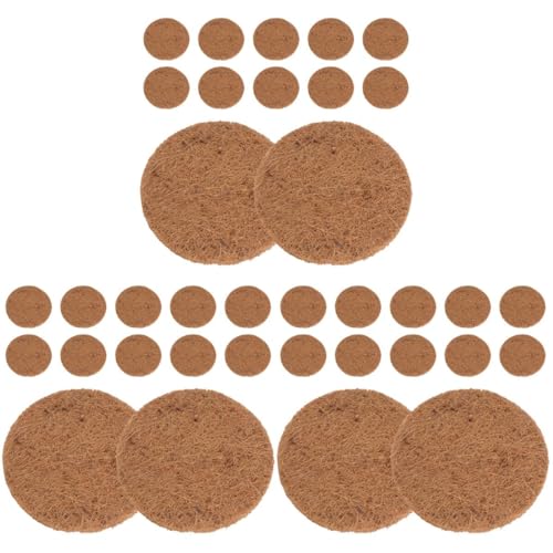 DOITOOL 36PCS Bird Nesting Pads, Taubennester Pad Natürliche Kokosfaser Vogelnest Material Tauben Zucht Zubehör Warm Bequem Sittich Bettwäsche Vogel Schlüpfen Pads von DOITOOL