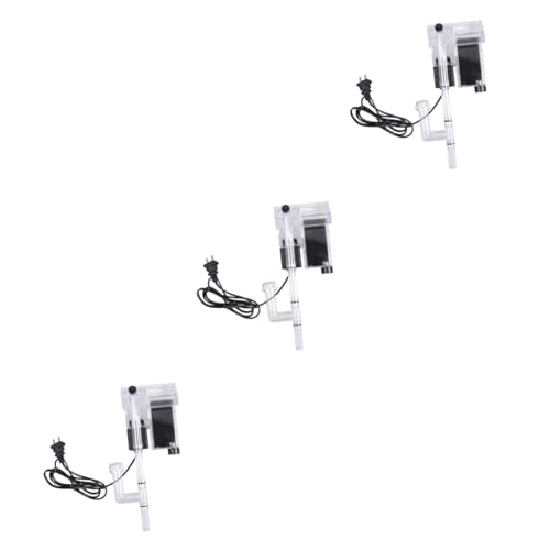 DOITOOL 3St Wasserfallfiltersystem Aquarium hängend Filterleistung für kleine Aquarien zum Aufhängen Betta Filter für Aquarien Sieb Aquarienfilter Aquarium auf Filter Niedergang Wandbehang von DOITOOL