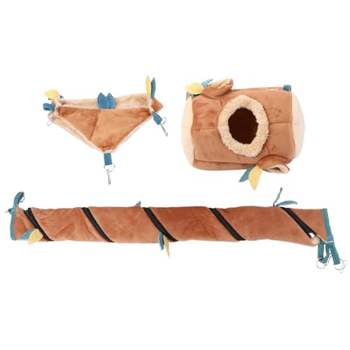 DOITOOL 3st Haustier Hamsternest Warmes Hängendes Haustier Themberchaud-plüsch Flauschige Kuscheltiere Scrump Plüsch Sittichbett Hamster Hängendes Nest De Porristas Plüschstoffe Urwald von DOITOOL