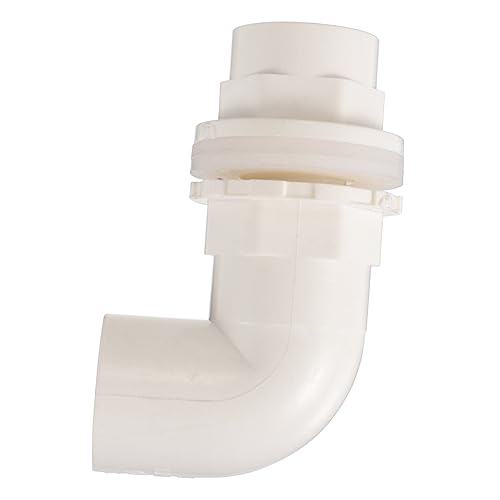 DOITOOL 4 Stück Aquarium Wasser Rohr verbindung Rohrverschraubung PVC-Rohrverbinder Schlauch Aquarienzubehör wasserleitung Unterer Filter Rohrverbindungsstücke von DOITOOL