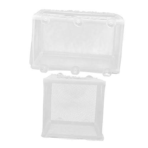 DOITOOL 2sets Kunststoff Stoff Fisch Zucht Net Aquarium Isolation Box Kompakte Fisch Tank Teiler 2 Stücke * 2 von DOITOOL