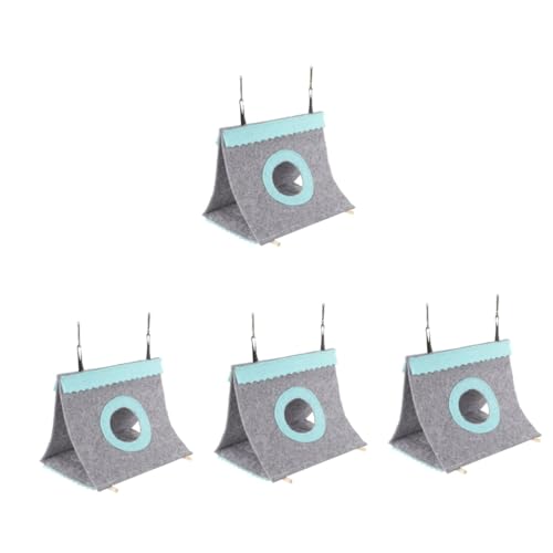 DOITOOL 4stücke Triangle Vogelnest Hängematte Atmungsaktive Und Langlebige Papageien-hängematte Für Sichere Ruheplätze Für Kleine Vögel Wie Kanarienvögel Und Wellensittiche DOITOOL 4stücke Triangle Vogelnest Hängematte Atmungsaktive Und Langlebige Papageien-hängematte Für Sichere Ruheplätze Für Kleine Vögel Wie Kanarienvögel Und Wellensittiche von DOITOOL