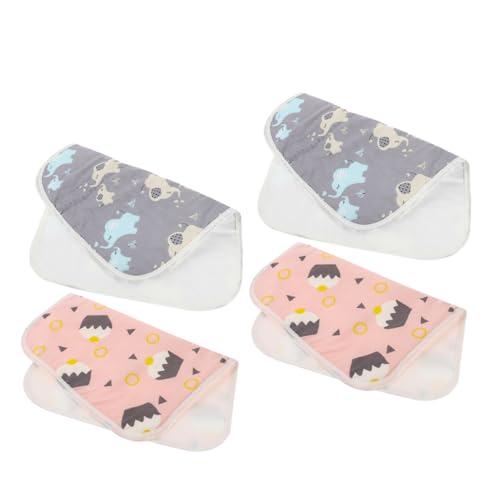 DOITOOL 4 Stück Pet Pinkelmatte Hund Pad Kleine, Kleine Pads Rennmaus-pipi-pads Einstreu Für Meerschweinchen Auskleidung Für Rattenkäfige Welpe Hamsterkäfig Tierkäfig Polyesterfaser Baby von DOITOOL