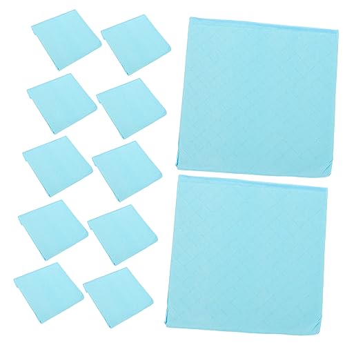 DOITOOL 50 Stück Hundewindeln Professionelles Hundepipipad Kleine Welpenpads Waschbare PIPI-Pads Pet Pinkelmatte Haustier-urinabsorptionskissen Kaninchen-PIPI-pad Haustier Hase Vlies Haupt von DOITOOL