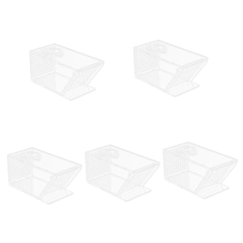 DOITOOL 5St Krabbenbox für Aquarien Krabbenfänger klarer Behälter Krabbenkäfig Krabben Töpfe Fischfänger Aquarium Krabbenfangfalle praktischer Krabbenfangkoffer Acryl Container Ausrüstung von DOITOOL