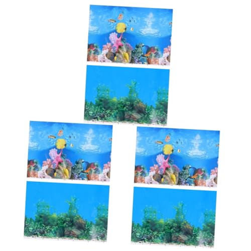 DOITOOL 6stücke Fisch Tank Hintergrundpapier Doppelseitige Aquarium Wanddekoration Mit Beeindruckendem Effekt Für Lebendige Aquarien Varianten DOITOOL 6stücke Fisch Tank Hintergrundpapier Doppelseitige Aquarium Wanddekoration Mit Beeindruckendem Effekt Für Lebendige Aquarien Varianten von DOITOOL