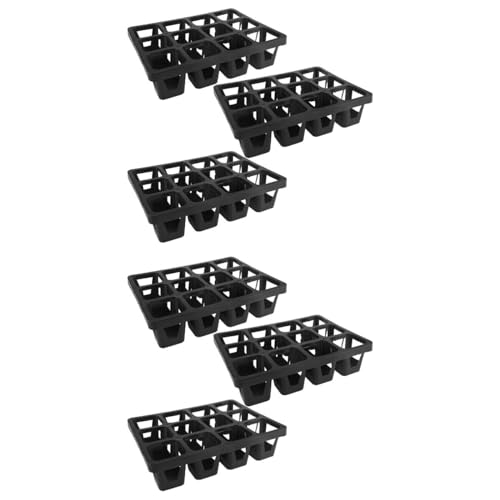 DOITOOL 6stücke Teiliges Mit Fächern Für Atmungsaktive Blumentöpfe Für Sukkulenten Cactussen Und Kleine Pflanzen Wasserspeicher Und Stabiler Kunststoffständer Für Schreibtisch Und DOITOOL 6stücke Teiliges Mit Fächern Für Atmungsaktive Blumentöpfe Für Sukkulenten Cactussen Und Kleine Pflanzen Wasserspeicher Und Stabiler Kunststoffständer Für Schreibtisch Und von DOITOOL
