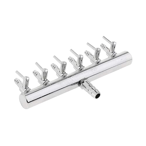 DOITOOL Verbinder 6 Aquarium Luftschlauchverbinder Aquarium Luftschlauch Reparatur Luftverteiler für Aquarium Schläuche Luft für Aquarien Luftventil durch shunt Gerades Luftventil von DOITOOL