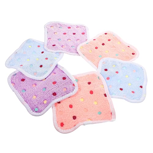 DOITOOL 6St Hamsternestdecke Hamster einstreu Hamster Hase Bettmatte Frettchen Bett Frettchen zubehör Hamster Pad Bequeme Hamstermatte Katzen und Käfig von DOITOOL