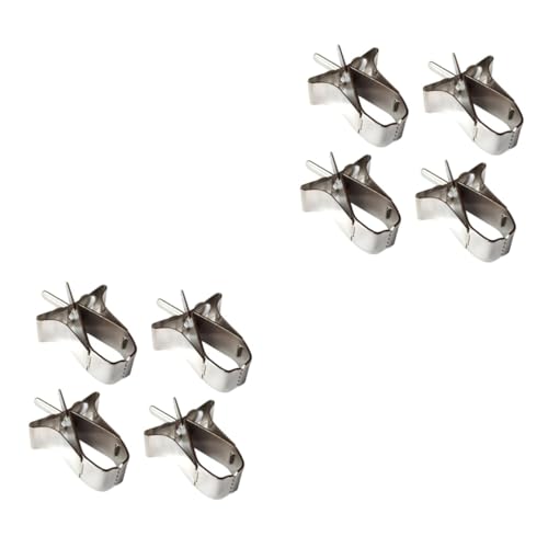 DOITOOL 8 STK vogelfutterspender vogelfutterhäuschen Leckereien für Sittiche Papageien-Obst-Gemüse-Clips Essen Futterhalter für Vögel Zubehör für Obsthalter Vogelkäfig Obststand Gemüseclip von DOITOOL