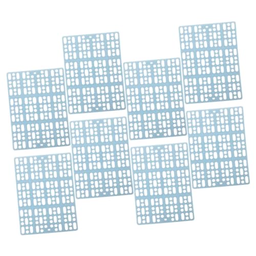 DOITOOL 8pcs Bunny Bodenbelag Liner Pads Waschbar Matte für Käfig Löcher Design von DOITOOL