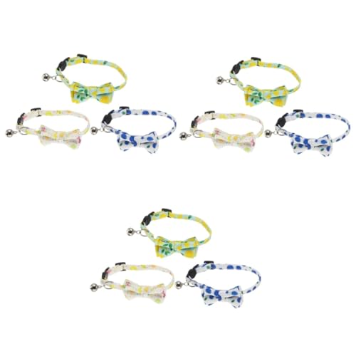 DOITOOL 3er-Set Hundehalsband Obsthalsband Haustier-Fliege Hundehalsband Mit Schleife Design Für Katzen Und Kätzchen 3 Stück * 3 von DOITOOL