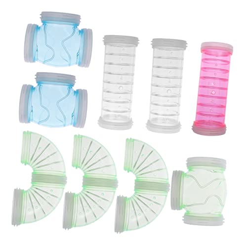 DOITOOL 9St Hamster Tunnel plastikrohr Toys for small Animals plastikschlauch plastikröhrchen Raumkurve Hamsterspielzeug Hamsterkäfigtunnel Tierkäfigrohr Acryl Zubehör Eichhörnchen Käfig DOITOOL 9St Hamster Tunnel plastikrohr Toys for small Animals plastikschlauch plastikröhrchen Raumkurve Hamsterspielzeug Hamsterkäfigtunnel Tierkäfigrohr Acryl Zubehör Eichhörnchen Käfig von DOITOOL