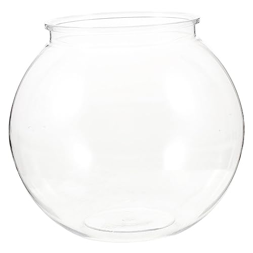 DOITOOL Anti-drop-goldfischglas Kugelvase Klare Fischschale Tragbares Fischbecken Terrarienschale Goldfischglas- Saftiges Terrarium Mini Tischaquarium Sturzprävention Plastik Ball Büro von DOITOOL