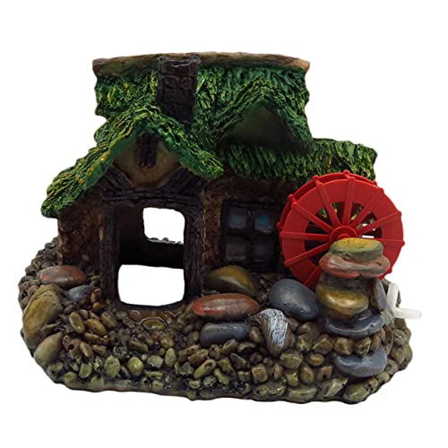 DOITOOL Aquarium Dekoration Fischbecken-Log-höhle Aquarium-Ornament Kinderzimmer Dekoration Aquariumdekoration Aquarienfahrzeuge Aquarium-dekor Reptil Desktop-dekor Harz Statue Kriechen von DOITOOL