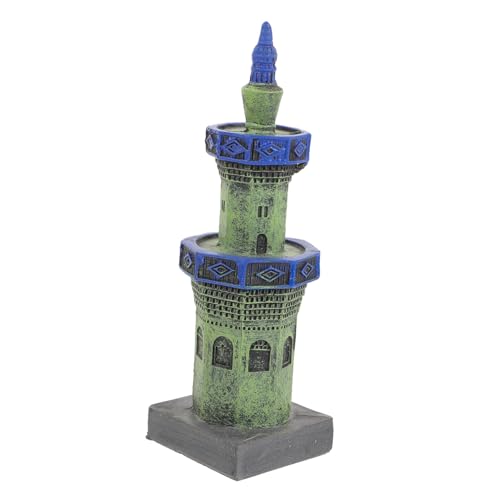 DOITOOL Aquarium Landschaftsbau Desktop-Turm-Ornament Aquarium-dekor Simulierter Turm Pagodenfigur Künstliche Turmstatue Zen-Garten-dekor Turm Figur Harz Büro Handwerklicher Turm Mini von DOITOOL