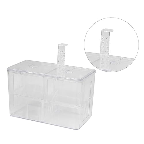 DOITOOL Kasten Zuchtnetz Baby-Aquarium Acryl-Aquarium Eingewöhnungsnetz Vogelleitern für Nymphensittiche Inkubator Jungfische Isolationsbox Kindergarten Landwirtschaftliches Netz braten von DOITOOL