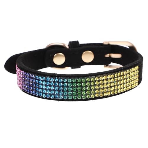 DOITOOL Für Hunde Glitzerhalsband Für Hunde Kragen Mit Bling-diamanten Dienstkragen Hautfreundliches Haustierhalsband Modisches Hundehalsband Abriebfestes Katzenhalsband Seil von DOITOOL