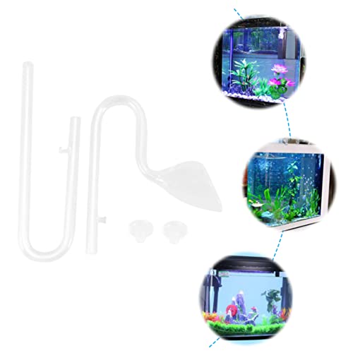 DOITOOL Aquarium Wasserreiniger Staubsauger Aquarienwasserleitung Siphon Für Aquarien Aquarienrohr Aquarien Siphon Kies Aquarienkies Aquarien-kit Weiß Bepflanzter Tank Ausrüstung von DOITOOL