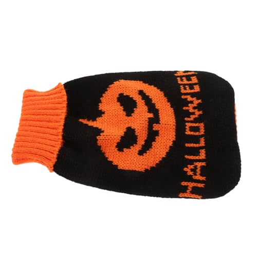 DOITOOL Halloween-hundepullover Warme Hundekleidung Halloween-Haustier-Outfit Winterpullover Für Haustiere Atmungsaktive Hundekleidung Entzückende Hundekleidung Verdicken Wollacryl Jacke von DOITOOL