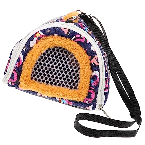 DOITOOL Tragbare Tragetasche für Haustiere Reißverschluss Hamster-Reisetasche Atmungsaktiv und Canvas-Material von DOITOOL