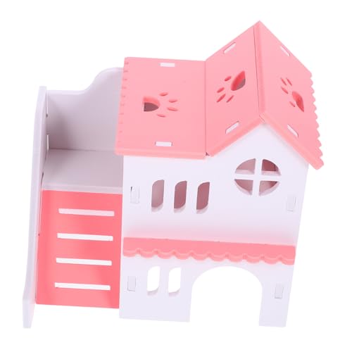 DOITOOL Hamsterhaus Hamsterversteck Hamsterbett Hamsterhütte Kleines Tierhaus Meerschweinchen-versteck Igelhaus Rattenhaus Rattenversteck Zwergkaninchenhaus PVC Lieferungen Klettern von DOITOOL