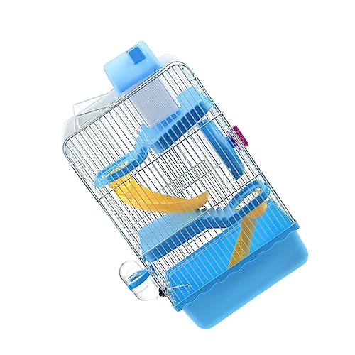 DOITOOL Elegant Villa Käfig für Haustiere 3-Ebenen Hamster Home Kunststoff Spaß Rutsche Design Hamster Käfig Material Licht von DOITOOL