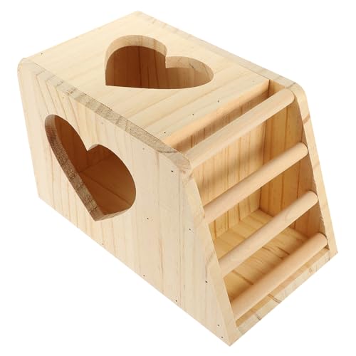 DOITOOL Hasengrasständer Kaninchenkrippe Lebensmittelkrippe aus Holz Hamster Spielzeug hamsterspielzeug Feeder für Kaninchen Futterstelle für Kaninchen vertikal Heu von DOITOOL