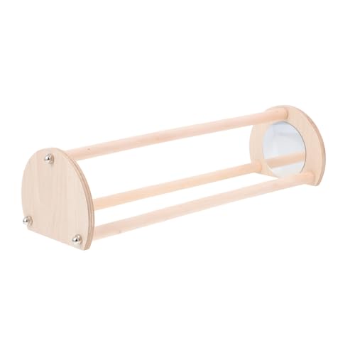 DOITOOL Holzständer Für Vögel Mit Spiegel Sitzstange Für Papageien Und Andere Haustiere Für Training Und Spiel Einfach Im Käfig Zu Befestigen Geeignet Für Große Vögel DOITOOL Holzständer Für Vögel Mit Spiegel Sitzstange Für Papageien Und Andere Haustiere Für Training Und Spiel Einfach Im Käfig Zu Befestigen Geeignet Für Große Vögel von DOITOOL
