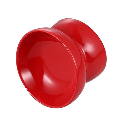 DOITOOL Hohe Füße Haustier Keramik Feeder Bowl Slanted Mund Rot Große Hund Welpen Haustier Feeder Bowl von DOITOOL