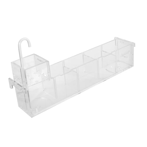 DOITOOL Kasten Filter Für Fischbecken Aquarienzubehör Tropfbox Für Aquarien Zuchtbox Für Fische Reinigungs-tropfbox -bodenfilter Aquarium Auf Filter Acryl An Der Wand Montiert Büro von DOITOOL