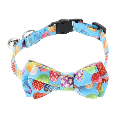 DOITOOL Katzenhalsband Blumenkatze- Kragen Halstuch Für Hunde Fliege Haustierhalsband Osterhundebögen Dekorativer Katzenkragen Halskette Mit Welpenhalsband Polyester Mittel Gurt von DOITOOL