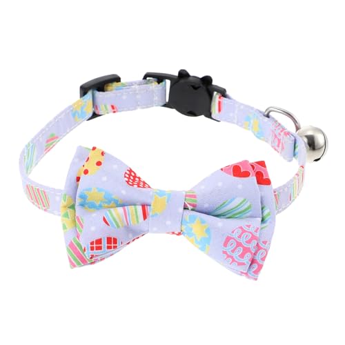 DOITOOL Katzenhalsband Hundehalsband Für Den Ostertag Großes Hundehalsband Hasen- Haustierzubehör Für Ostern Hund Fliege Halsband Katze Fliege Polyester Lieferungen Trennen Violett von DOITOOL