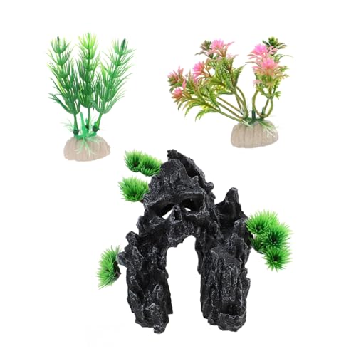 DOITOOL Höhle Harz Reptil Versteck Dekorative Spinne Und Hamster Hideaway Schlange Tank Decor DOITOOL Höhle Harz Reptil Versteck Dekorative Spinne Und Hamster Hideaway Schlange Tank Decor von DOITOOL