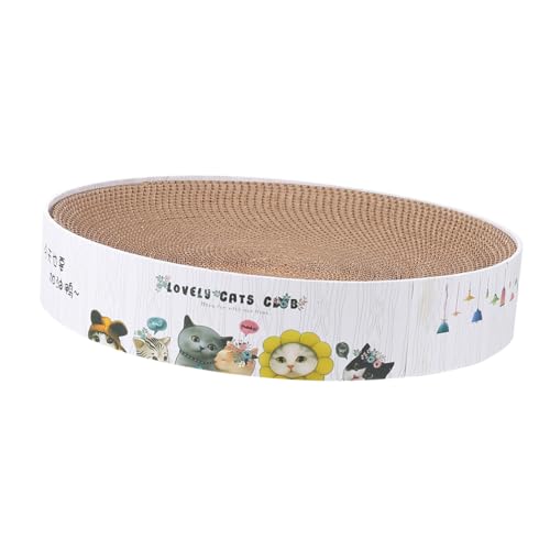 DOITOOL Kratzbaum Für Katzen Katze Kratzmatte Krallenmatten Für Katzen Kratzmatte Für Katzen Krallenauflage Aus Sisal Kratzlounge Für Katzen Muschispielzeug Wellpapier Wille Boden von DOITOOL