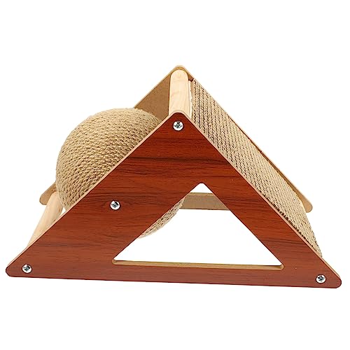 DOITOOL Kratzbaum Für Katzen Katzenpost Wandmöbel Für Katzen Katzenkratzer Aus Pappe Kätzchen Kratzbaum Kratzbäume Für Katzen Katze Sisal Katzenkratzen Drehbar Doppelter Zweck MDF Karton von DOITOOL