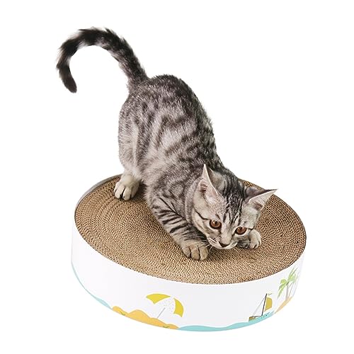 DOITOOL Spielzeug für Babys Kratzbrett für Katzen Schaber Katzenbetten Haustier Katze Kratzbrett Katzenspielzeug Welligkeit kratzbaum für Katzen Wellpapier Handauflage von DOITOOL