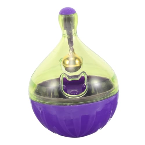 DOITOOL Leckeres Hundefutter Undichtes Essensspielzeug Katze Behandeln Ball Haustiere Behandeln Spielzeug Interaktiver Tumbler-Ball Katzen-Puzzle-Feeder Interaktive Kugel Haustier Hund Abs von DOITOOL