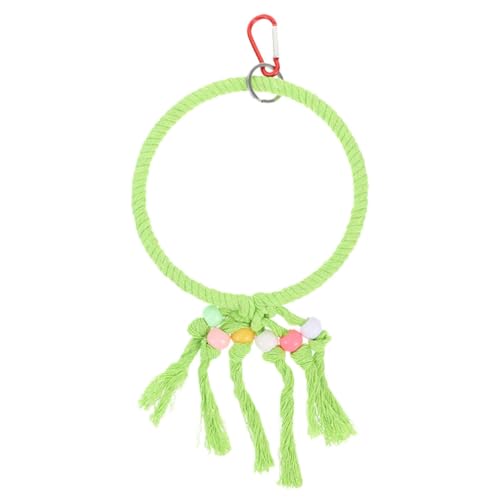 DOITOOL Vogelschaukel-Spielzeug Papageien-sitzstange Ständer Baumwollseil Vogel-sitzstange Papageienkäfig-Spielzeug Für Die Pflege Einfach Zu Verwenden Zufällige Farbe DOITOOL Vogelschaukel-Spielzeug Papageien-sitzstange Ständer Baumwollseil Vogel-sitzstange Papageienkäfig-Spielzeug Für Die Pflege Einfach Zu Verwenden Zufällige Farbe von DOITOOL