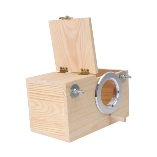 DOITOOL Outdoor Holz Nistkasten Für Papageien Klappbare Vogelzuchtbox Aus Kiefernholz Für Garten Und Innenbereich Für Vogelbeobachtung Und Dekoration DOITOOL Outdoor Holz Nistkasten Für Papageien Klappbare Vogelzuchtbox Aus Kiefernholz Für Garten Und Innenbereich Für Vogelbeobachtung Und Dekoration von DOITOOL