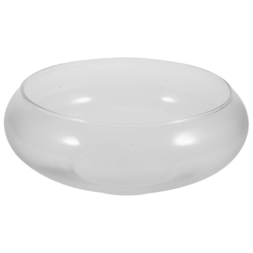 DOITOOL Transparente Fischglasvase, Glasblasenschale, rund, flach, Pflanzgefäß, Terrarium, Fischschale, Seerosenschale, breite Öffnung, Blumenvase, Wasserpflanzentopf, Hydrokultur-Pflanzgefäß, Glas, DOITOOL Transparente Fischglasvase, Glasblasenschale, rund, flach, Pflanzgefäß, Terrarium, Fischschale, Seerosenschale, breite Öffnung, Blumenvase, Wasserpflanzentopf, Hydrokultur-Pflanzgefäß, Glas, von DOITOOL