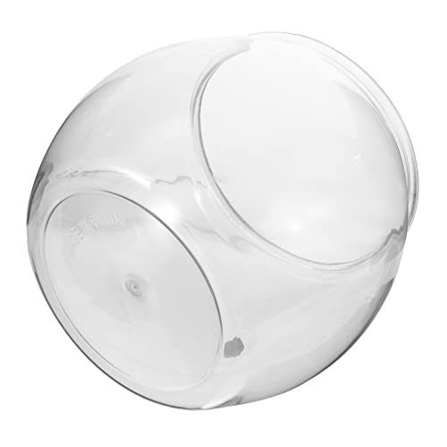 DOITOOL Transparentes Aquarium Partybevorzugungsschale Glaskugel Fischtank Displayhalter Für Luftpflanzen Kugelpflanzer Terrarium Vase Süßigkeitenschale Büro Plastik Teelicht Betta Fisch von DOITOOL