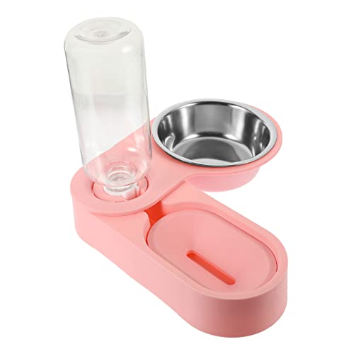 DOITOOL Zubringer Cat Tilt Erhöhte Schalen Edelstahl Behälter Tierfutter-Set Spender Für Wassernapf Für Hunde Essensbehälter Feeder Im Katzen- Und Hundefutter Rostfreier Stahl Abs von DOITOOL