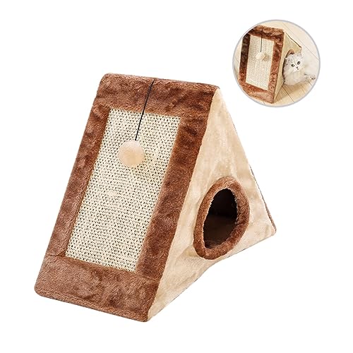 DOITOOL katzenmöbel Katzen möbel katzenbaum cat cave katzenbäume Katzenhöhle Katzenkratzbrett Katzenspielzeug Kratzbaum Katzenbett die Katze Klettergerüst für Katzen Katzennest Bambus von DOITOOL