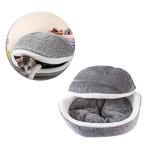 DOITOOL kuschelbett haustierbett haustierfeldbett petbett Hunde Liege dogbed Bett für Hunde trennbares Bett für Katzen Bodenfilter Haustier warmes hundehaus Bett Jurte Hundehütte von DOITOOL