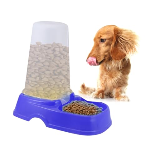 DOITOOL pet Feeder pet Supplies automatischer Futterautomat automatische Futterspender für Haustiere hundefutterspender Futterautomat für Hunde Haustier Hund Katzenfutter Plastikschüssel von DOITOOL