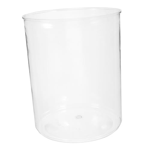 DOITOOL Transparentes Rundes Aquarium Rundes Fischbecken Terrarienkugel Glas Glasterrarium Schreibtisch Pflanzer Klare Fischschale Fischzuchtbox Container-Tank Büro Das Haustier Die Blase von DOITOOL