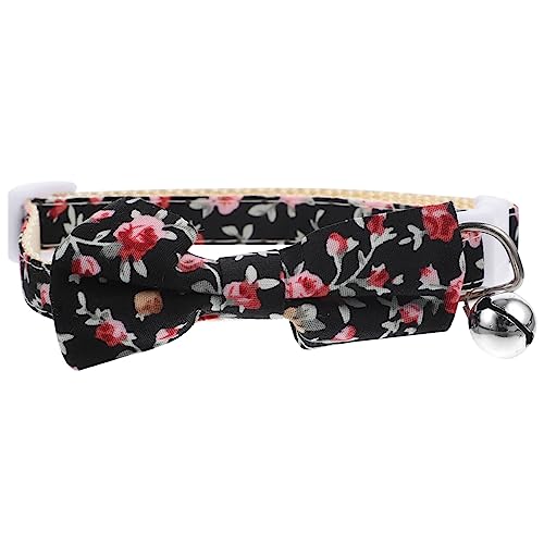 DOITOOL Kätzchenhalsband Katzenhalsbänder Katze Glockenkragen Mit Fliege Katzenzubehör Katzenversorgung Haustierzubehör Polyester-Nylon Und Hunde Katzenhalsband von DOITOOL